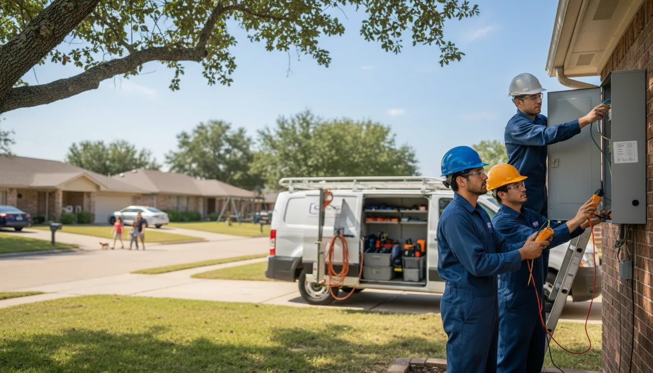 Certified electrician providing emergency electrical services in Emmett, MI